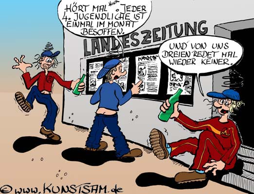 Die Jugend und der Alkohol